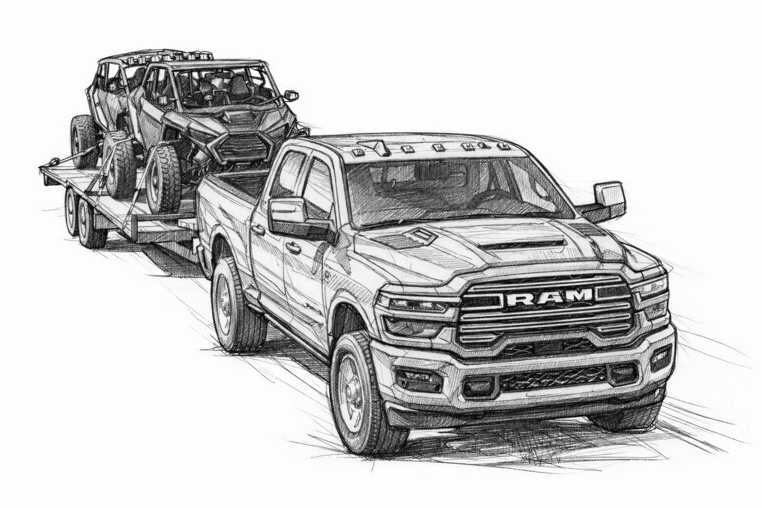 Ram 2500 2025 sketch