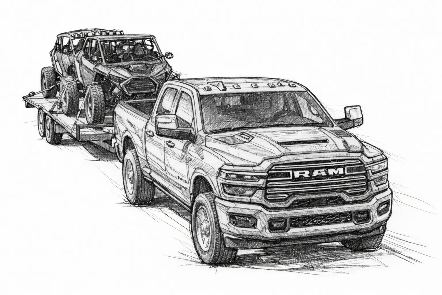 2025 Ram 2500 towing guide blueprint