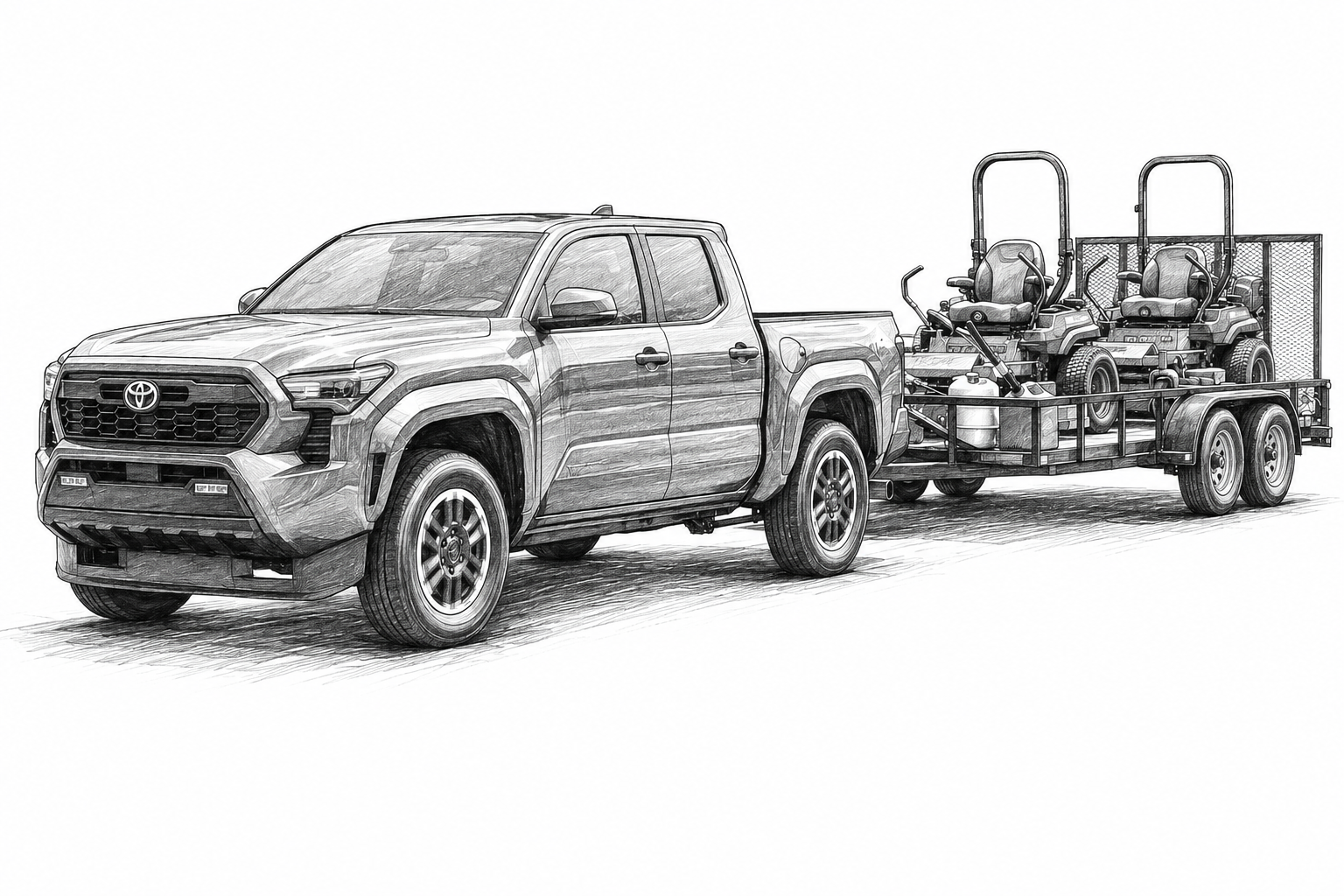 Toyota Tacoma sketch